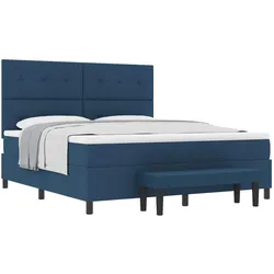 vidaXL, Boxspringbett, Royalty Button tufted (180 x 200 cm)