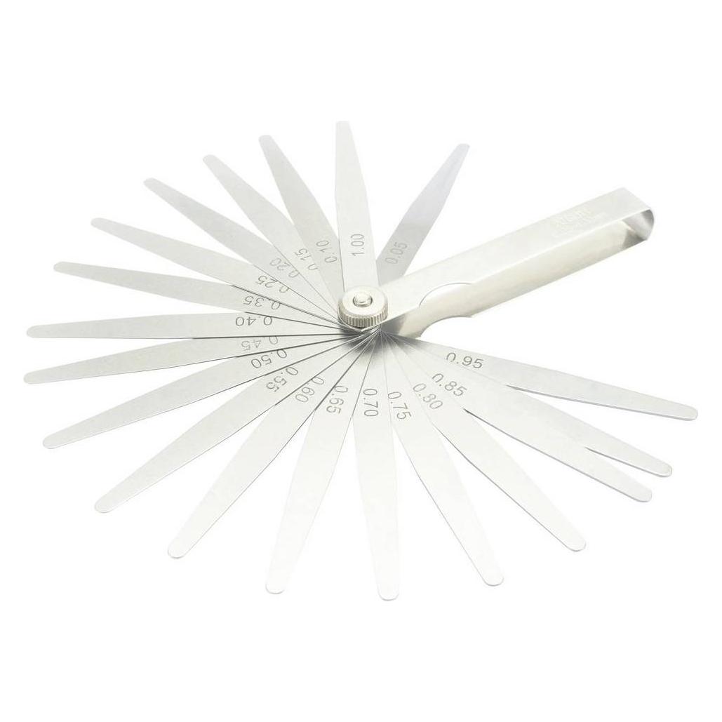 Dasqua 1820-0300 Fühlerlehre 0.05 - 1.00 mm Anzahl Blätter: 20 DIN 2275 (1820-0300)