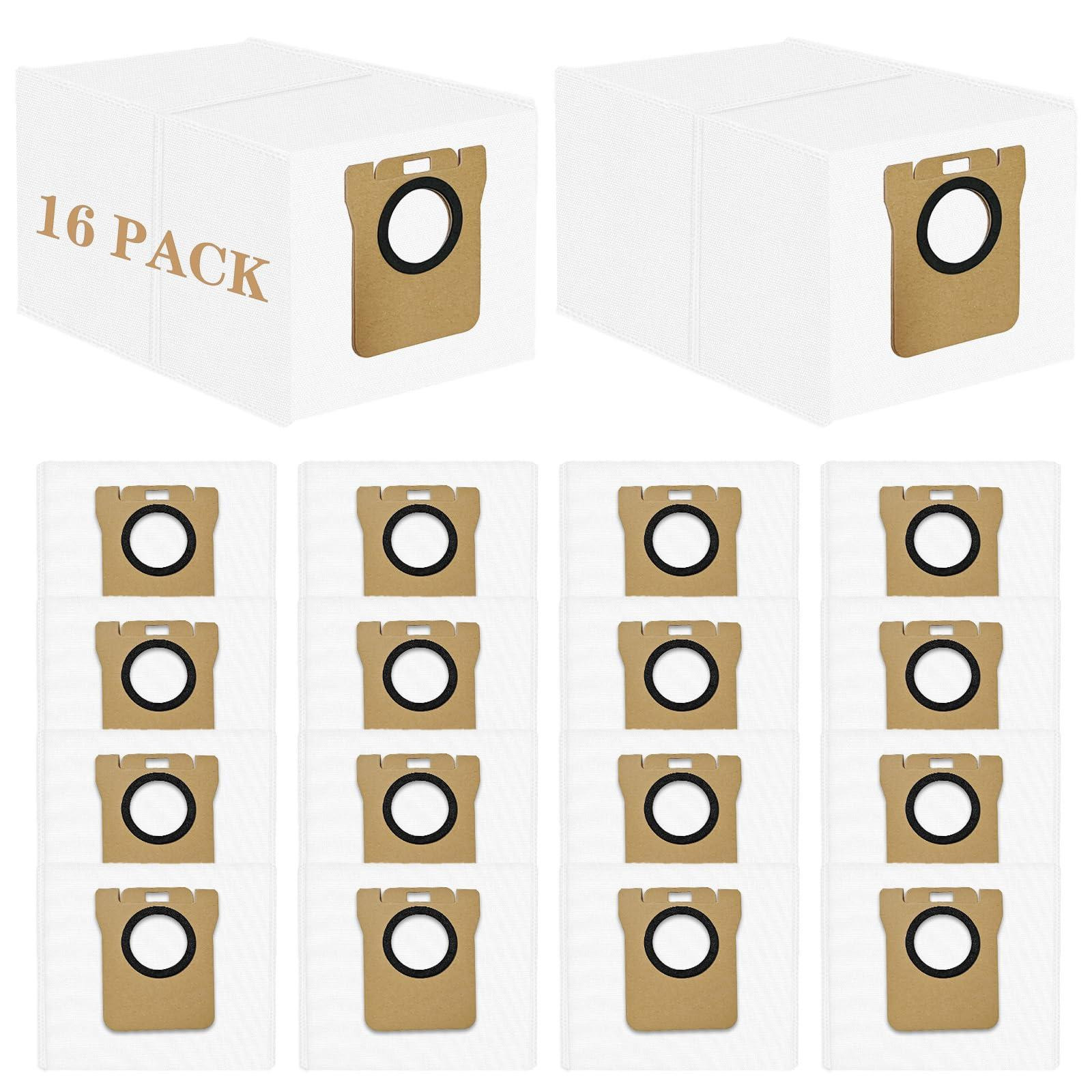 16 stofzuigzakken voor Dreame L10s Ultra, L10 Ultra, L20 Ultra, S10 Plus, S10 Pro Plus, S10 Pro, S20 Pro en X10