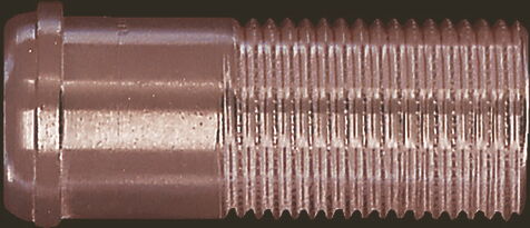 mamelon à Heimeier match0 2201-02.010 R 2000 / 2, 54 mm, laiton nickelé