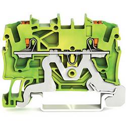 WAGO 2202-1207 Schutzleiterklemme 5.20 mm Push-In-Klemme Belegung: PE Grün, Gelb 100 St.