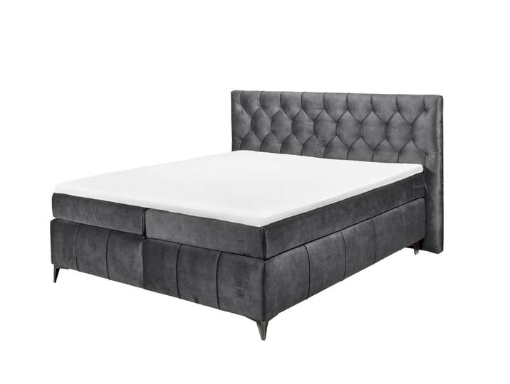 ED-Lifestyle Pembroke Boxspringbett 180x200 cm Anthrazit