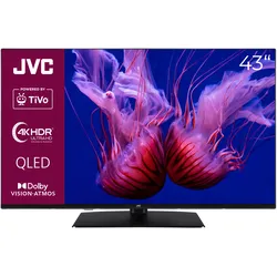 JVC LT-43VUQ3455 QLED Fernseher 43 Zoll Smart TV TiVo 4K UHD, HDR Dolby Vision, 6 Monate HD+ (2026)