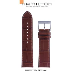 Hamilton - Seaview Band-set Leder-braun-24/22 H690.377.104 - braun