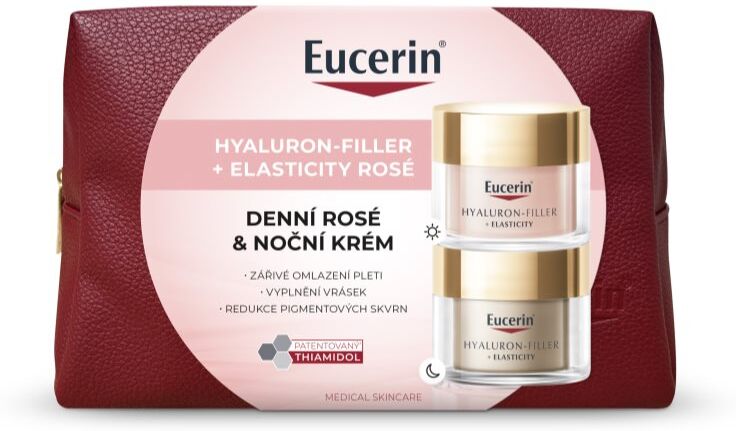 Eucerin Hyaluron-Filler + Elasticity Rosé Gift Set for mature skin