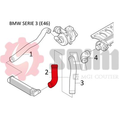 SEIM Ladeluftschlauch 981090 für BMW