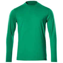 MASCOT Herren Langarmshirt Grasgrün S - 20181-959-333-SONE - Grasgrün