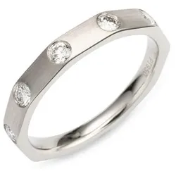 PLATINITY Ring 5 Brillanten zus. ca. 0,30ct Platin 950