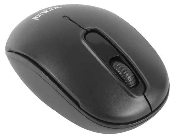Iggual WOM-STANDARD-3D Draadloze Optische Muis, 1000 DPI, Zwart
