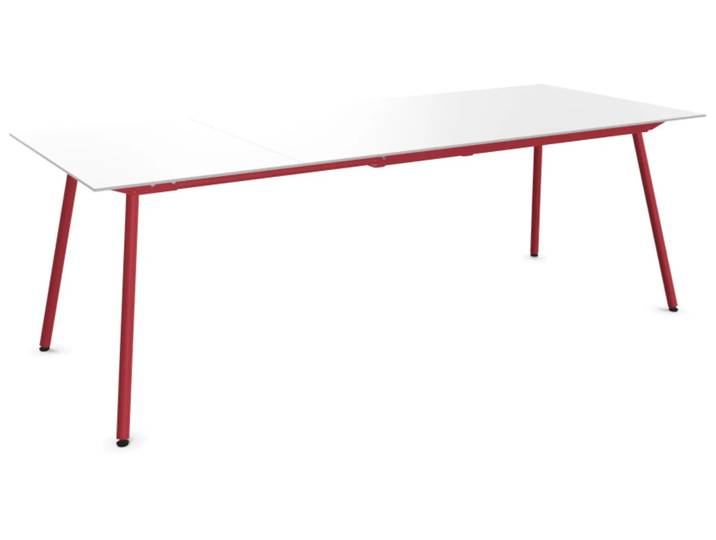 Ausziehtisch Locarno von Schaffner / Farbe: Weiss / Grösse: 160 x 90 cm