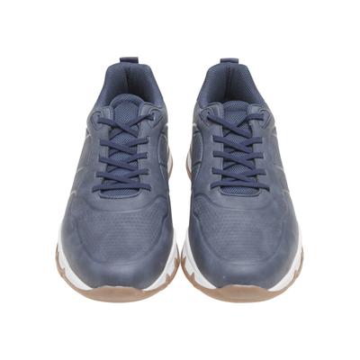 Trainingsschuh TOM TAILOR "Tom Tailor Sneaker Low", Kinder, Gr. 43, blau (denim), Polyurethan, Schuhe