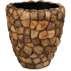Coconut braunes Pflanzgefäß  Ø 45 cm, Höhe 50 cm