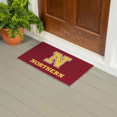Evergreen "28 in. x 16 in. Full Color PVC Door Mat, Northern State University - 28"" x 16"""