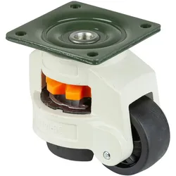BS Rollen, Möbelrollen, Heberolle W220.A90.062 Lenkrolle mit Feststeller, Raddurchmesser 62 mm