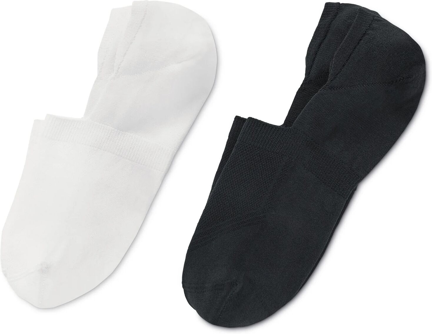 Tchibo - 2 Paar Sport-Füsslinge - Unisex - Gr. 35-37 - schwarz