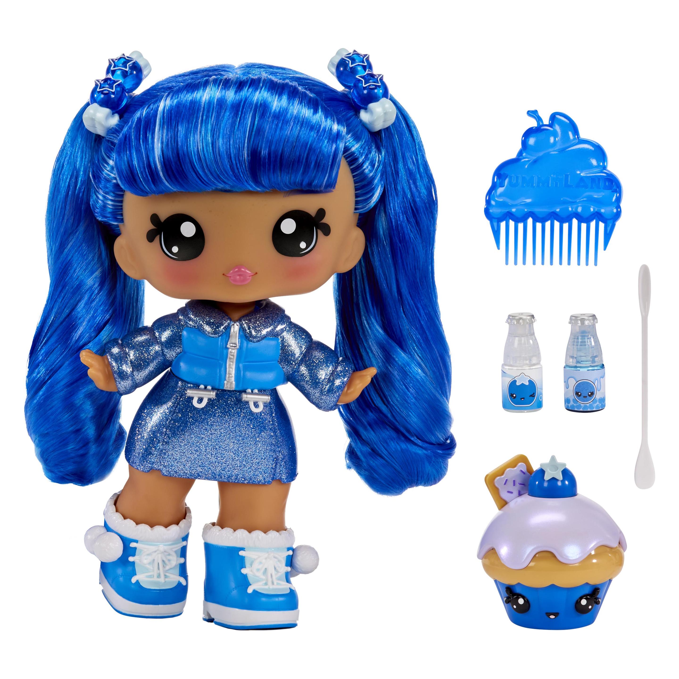 MGA Yummiland Grosse Puppe + Lipgloss-Tier - Rory Blueberry (120803EUC)