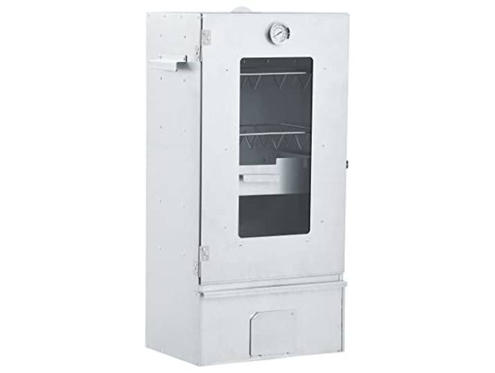 vidaXL BBQ-rookoven met koude rookgenerator gegalvaniseerd staal