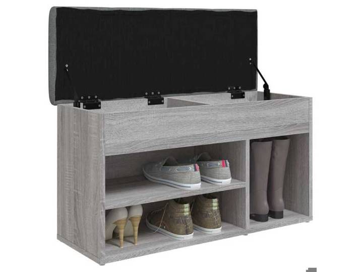 Magnifique Gris MEUBLE SIEGE - Banc à chaussures sonoma gris 82x32x45 5 cm - Bois d'ingénierie - Banc coffre - Pour maison &&99931