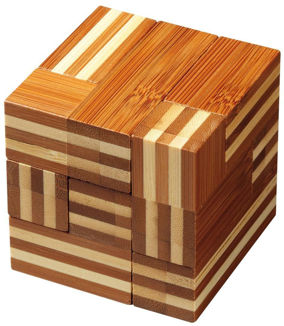 Philos 786057 Soma Kubus Puzzel met 7 puzzelstukjes, 65 x 65 x 65 mm