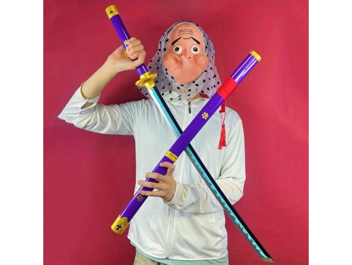 40 pouces Roronoa Zoro Katana Anime épée Cosplay accessoire Ninja couteau lame Zoro taille réelle Japonesa Katana Original samouraï sabre jouets