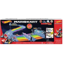 Hot Wheels Mario Kart Rainbow Race Set Spielset