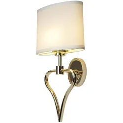 Elstead Lighting, Deckenleuchte, Falmouth LED Wandleuchte G9 Französisches Gold (320 lm, G9)
