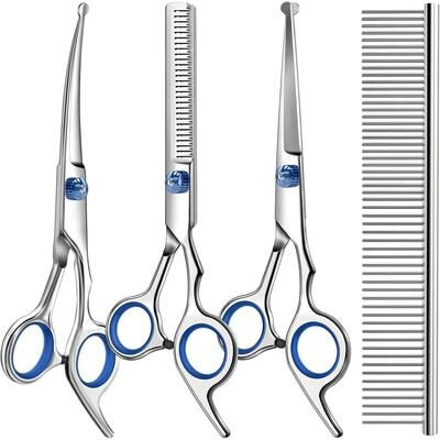 Uplift Essentials 4 in 1 Stainless Steel Pet Grooming Kit 4 in 1 Stainless Steel Pet Grooming Kit