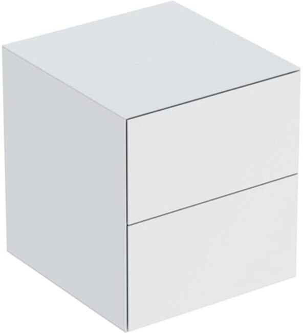 Geberit Armoire latérale One 45x49,2x47 cm, 2 tiroirs, blanc mat (505077002)