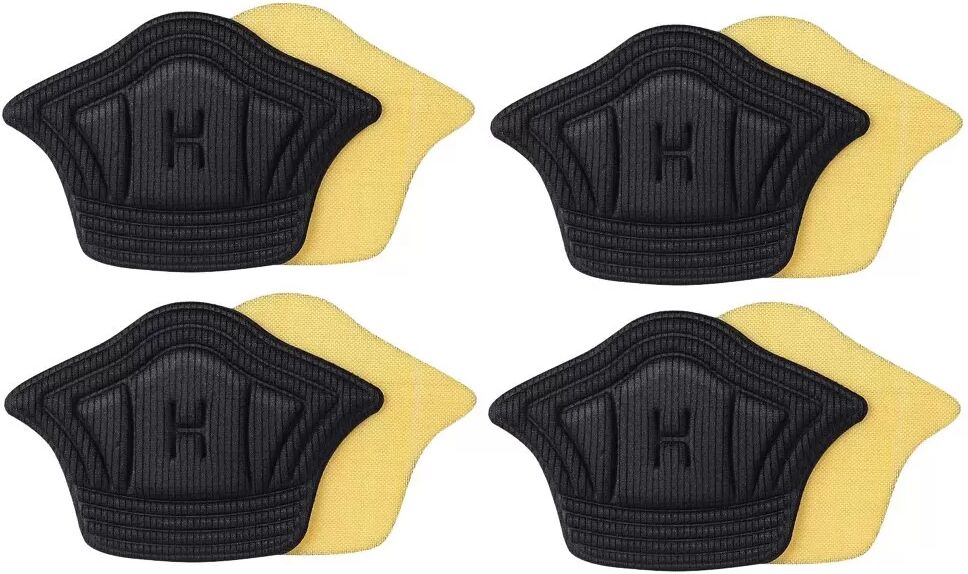 INF Inserts de chaussures autocollants Noir 4 paires