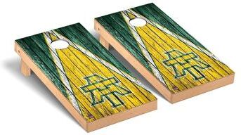 Skip's Garage Arkansas Tech Wonder Boys Golden Suns Triangle Cornhole Board Set