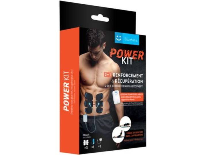 Bluetens - Electrode Kit Abs Bluepack Abs + Clip + Cable