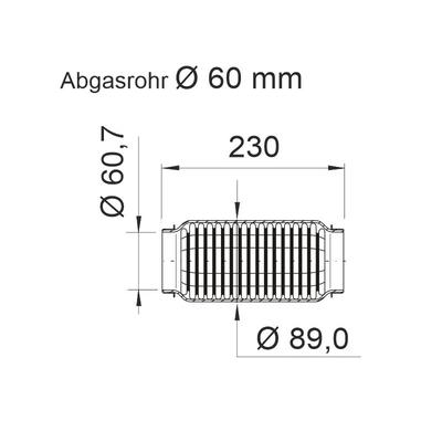 ERNST Flexrohr, Abgasanlage soft 464338