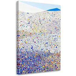 LEINWANDBILD Bunte Punkte Abstraktion 80x120cm