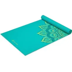 GAIAM YOGAMATTE CAPRI 6MM PREMIUM, Größe ONE SIZE in Blau Blau