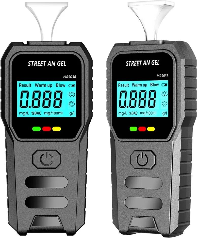 INF Testeur d'alcool portable - Éthylotest précis avec écran LCD couleur