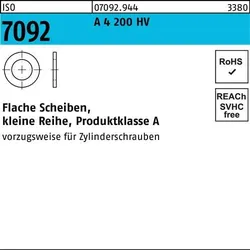 Unterlegscheibe ISO 7092 8 A 4 200 HV 1000 Stück
