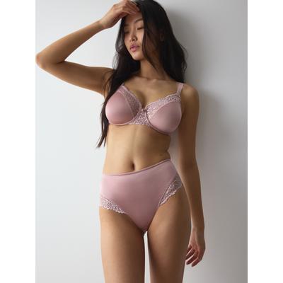 Slip TRIUMPH "Ladyform Soft T Maxi", Damen, Gr. 38, Microtouch, sophia, Microtouch, Obermaterial: 55% Polyamid, 34% Polyester, 11% Elasthan, Unterhosen Slip, mit Spitzendetails
