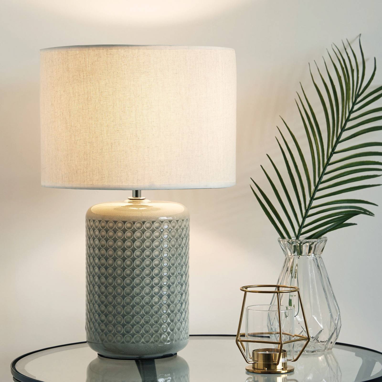 Pauleen Tischlampe Go for Glow, weiß / opal, für Wohn- / Esszimmer, Keramik, Modern, Tischlampe