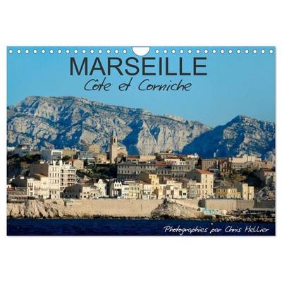 Marseille Côte et Corniche (Calendrier mural 2027 DIN A4 vertical), CALVENDO calendrier mensuel