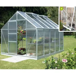 Vitavia Gewächshaus "Meridian 1 8300",aluminium,8,3 m2