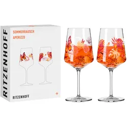 RITZENHOFF Sommerrausch Aperitifglas  Set #27 #28 von C. Kordes F24