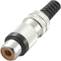 TRU COMPONENTS 719369 Cinch-Steckverbinder Buchse, gerade Polzahl: 2 Schwarz 1 St.