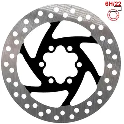 140mm 6H schwarze Bremsscheibe