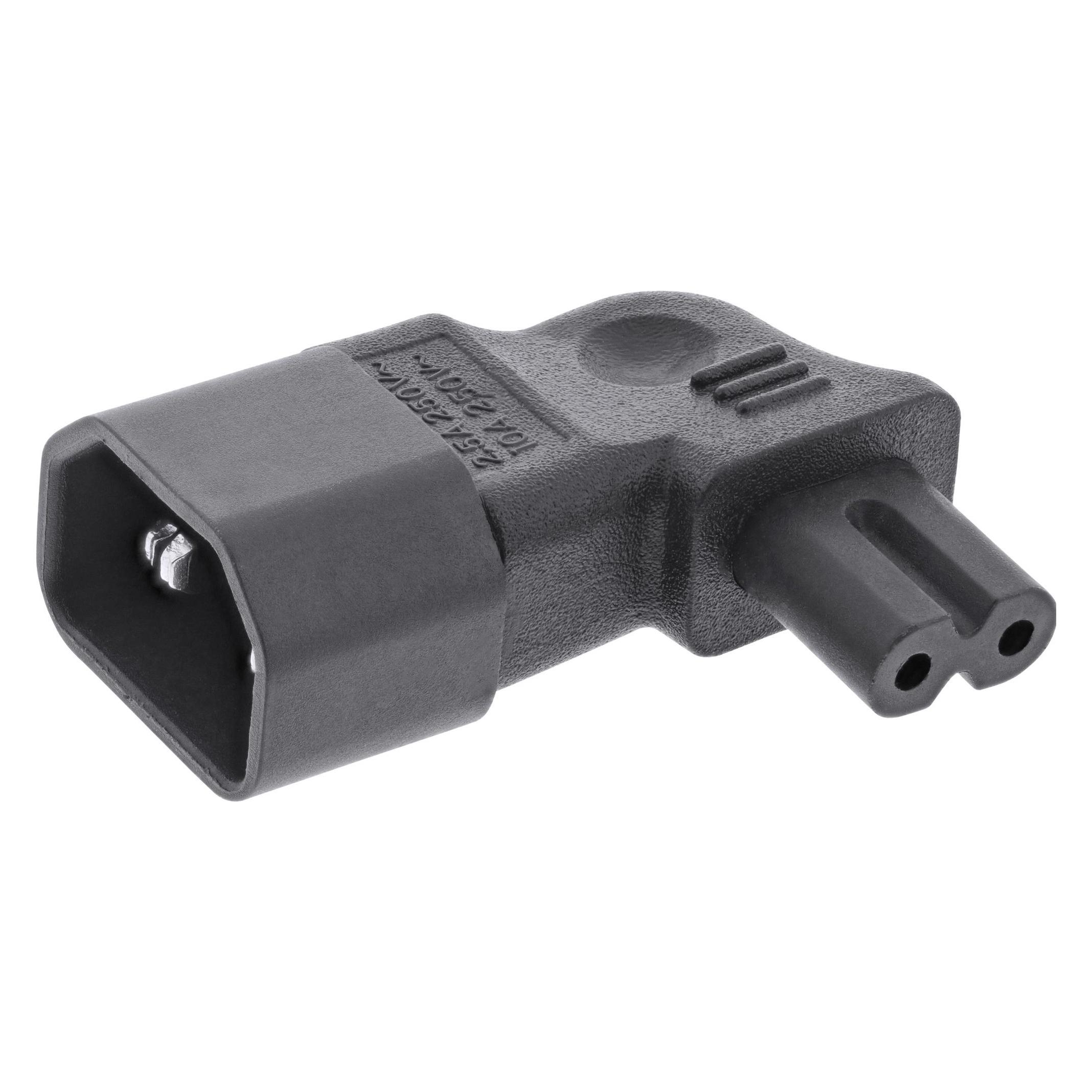 InLine Netzadapter IEC 60320 C14 / C7 (C14, C7) (16723D)