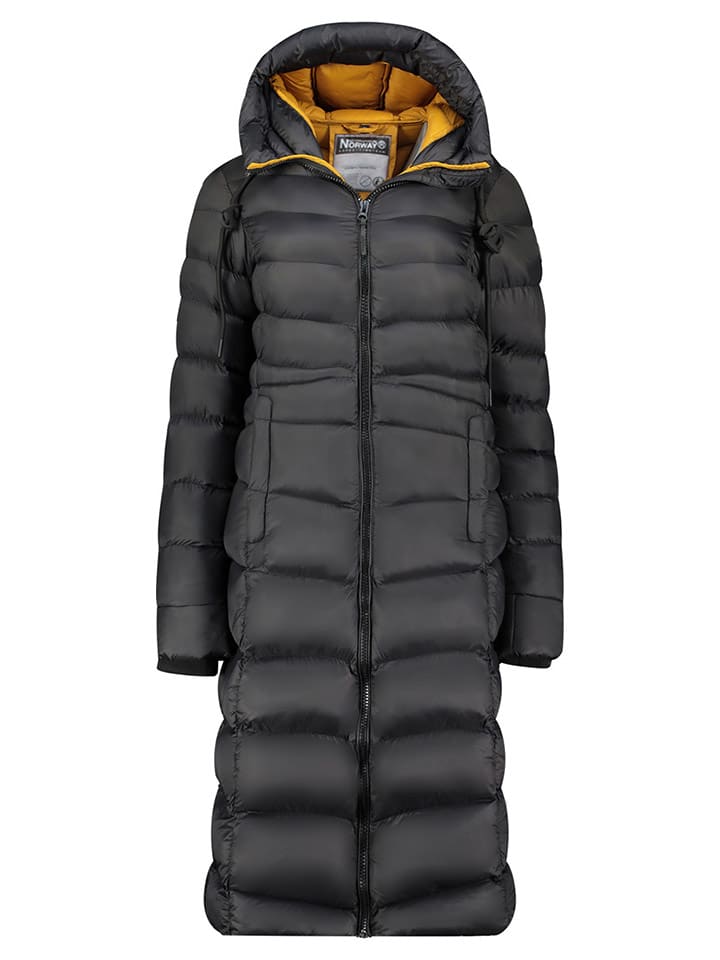 Geographical Norway Steppmantel "Berangere" in Schwarz - L