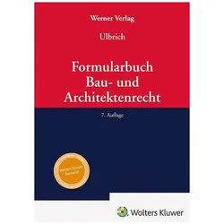 Formularbuch Bau- und Architektenrecht, Fachbücher