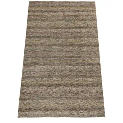 Wollteppich Missoni 140 x 200 cm Schurwolle Beige-Brown