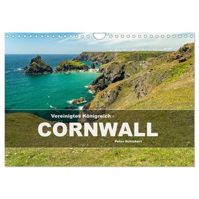 Vereinigtes Königreich - Cornwall (Wandkalender 2026 DIN A4 quer), CALVENDO Monatskalender