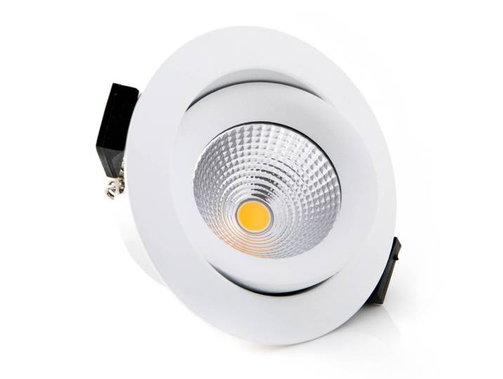 The Light Group SLC One 360° LED-Einbauleuchte weiß 3.000K 360°, dimmbar, weiß / opal, für Wohn- / Esszimmer, Aluminium, Modern, Einbauleuchte