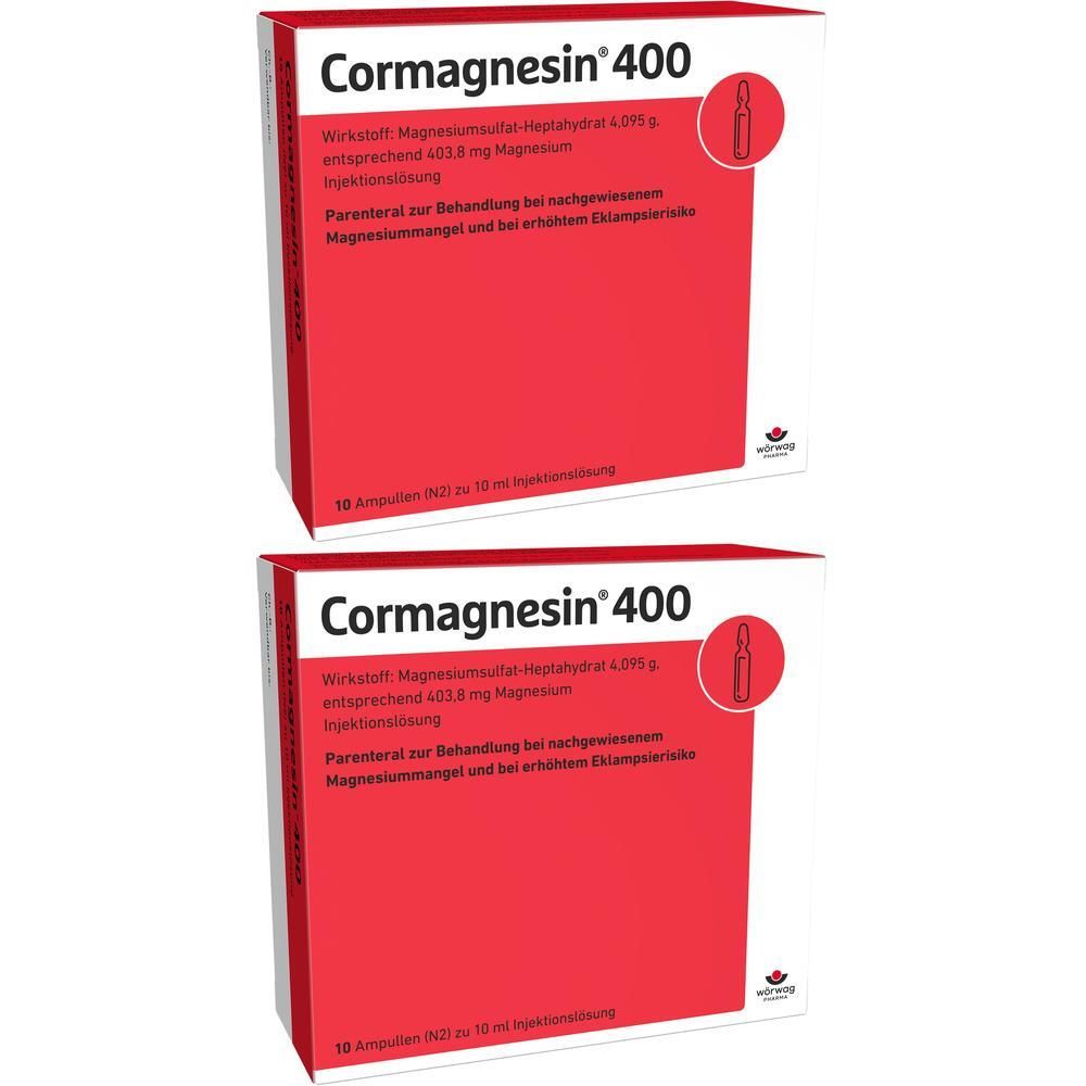 Cormagnesin 400 Ampullen 2x 2x10x10 ml